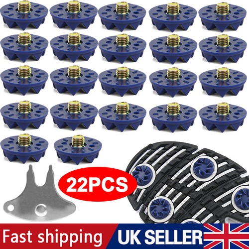 22x blue cricket spikes - 22x,