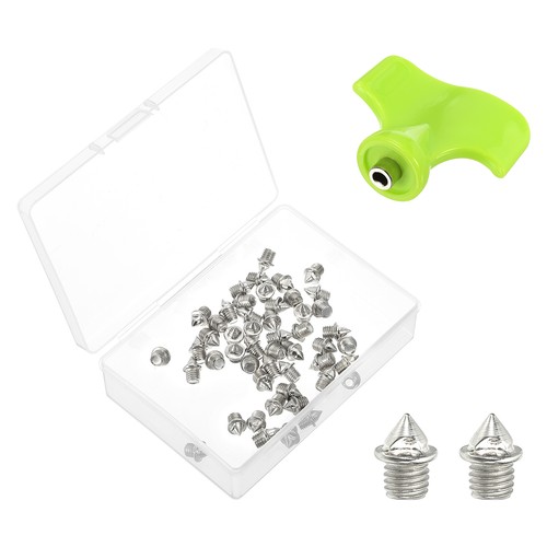 50pcs steel track spikes - 50pcs, 3/16"