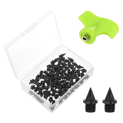 100pcs steel track spikes - 1/4",